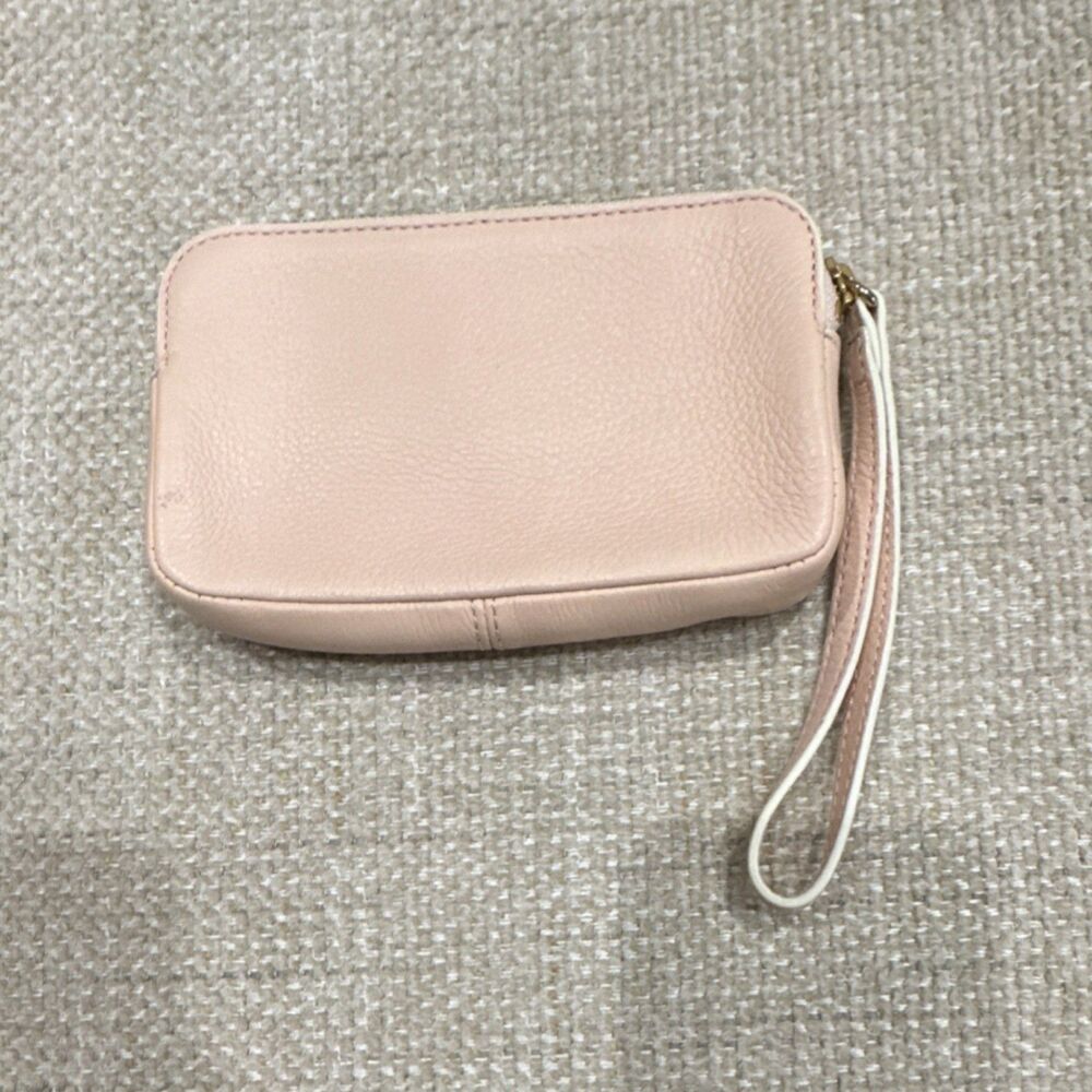 Vera Bradley La Fleur Sophie Leather Wristlet Wallet in Blush Pink - Picture 2 of 3